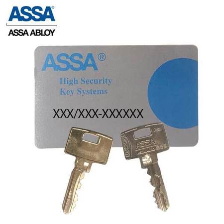 ASSA ABLOY Assa: Maximum+  Restricted Non-Key Retaining Cam Lock 360° 1 ASS-R2872-625-COMP-KA